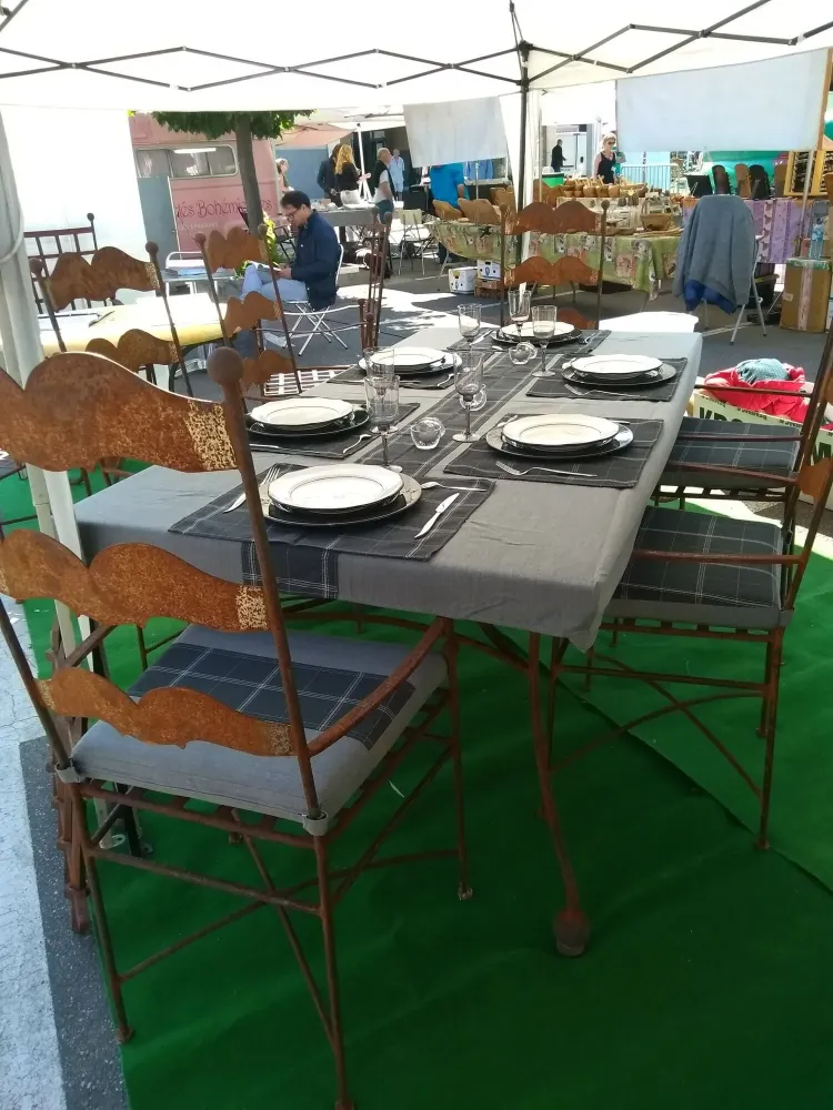 mobilier en fer forgé