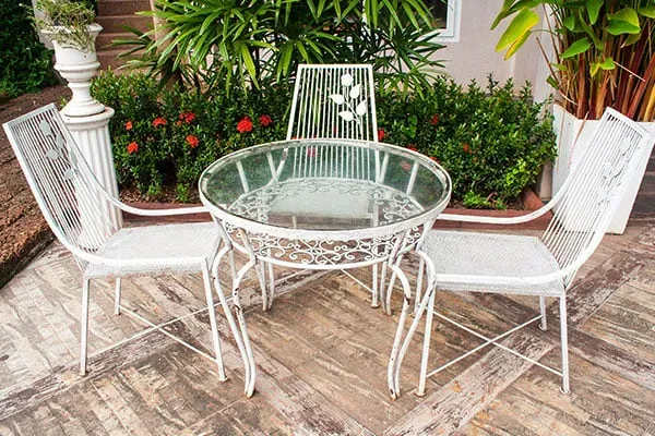 mobilier en fer forgé